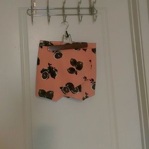 Peach mini skort